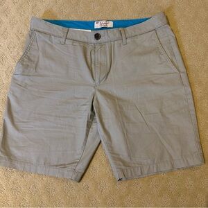 Original Penguin Men's Khaki Flat Front Shorts